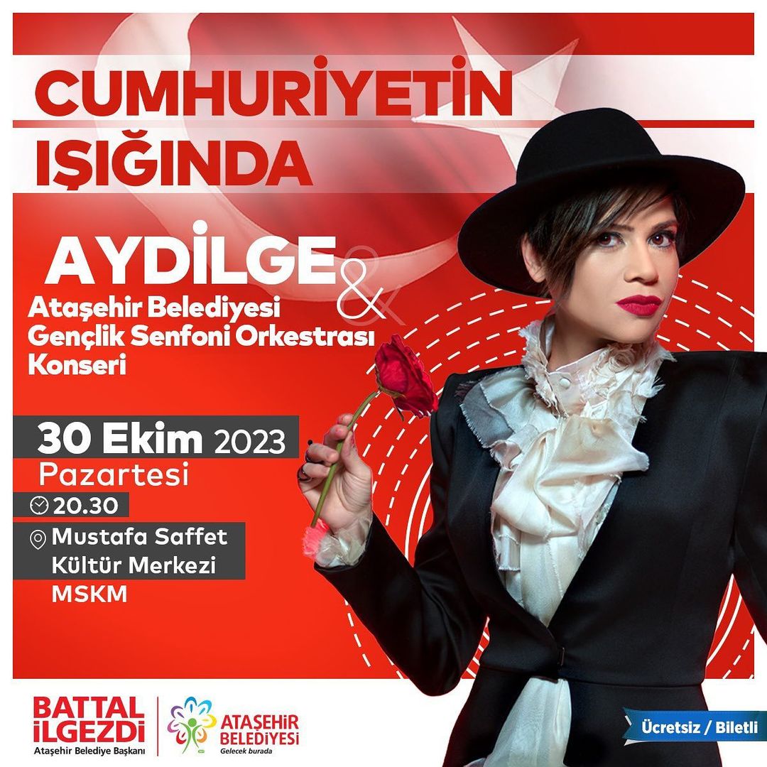 Ataşehir Belediyesi - Cumhuriyetin Işığında Aydilge Konseri